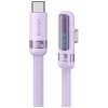 Kabel USAMS US-SJ653 PD 100W USB-C/USB-C 1.2m fioletowy
